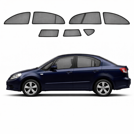 Suzuki SX4 Sedan 1st Generation Car Window Shades (GY/EY/RW; 2006-2013)