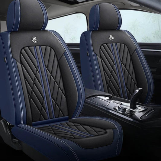 Black & Navy Car Seat Covers