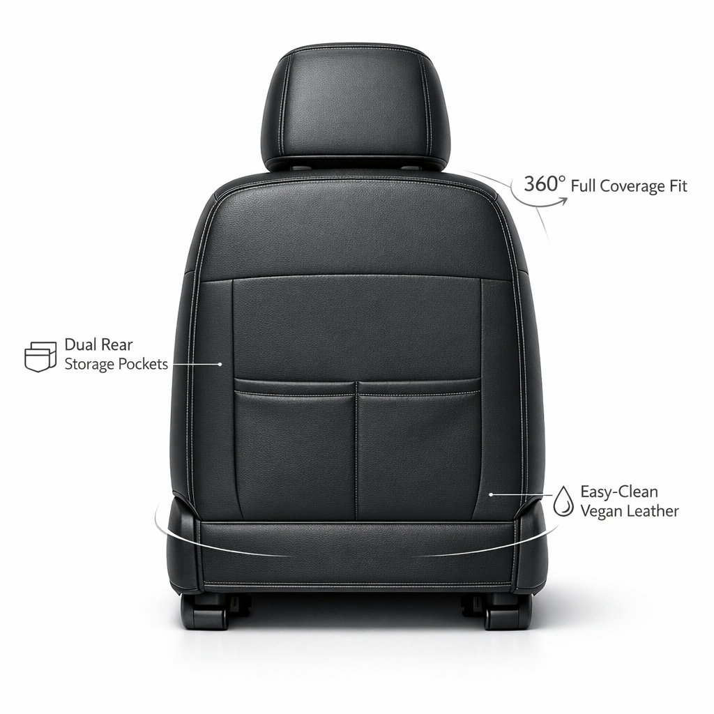 Black & Yellow Car Seat Covers