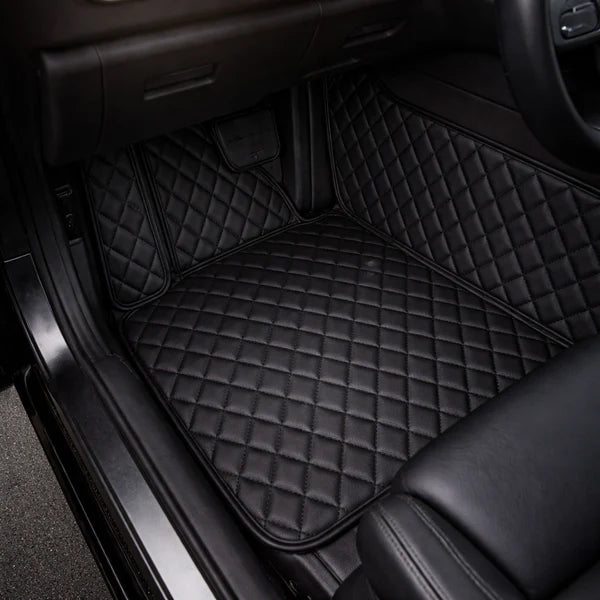 Custom Leather Floor Mats