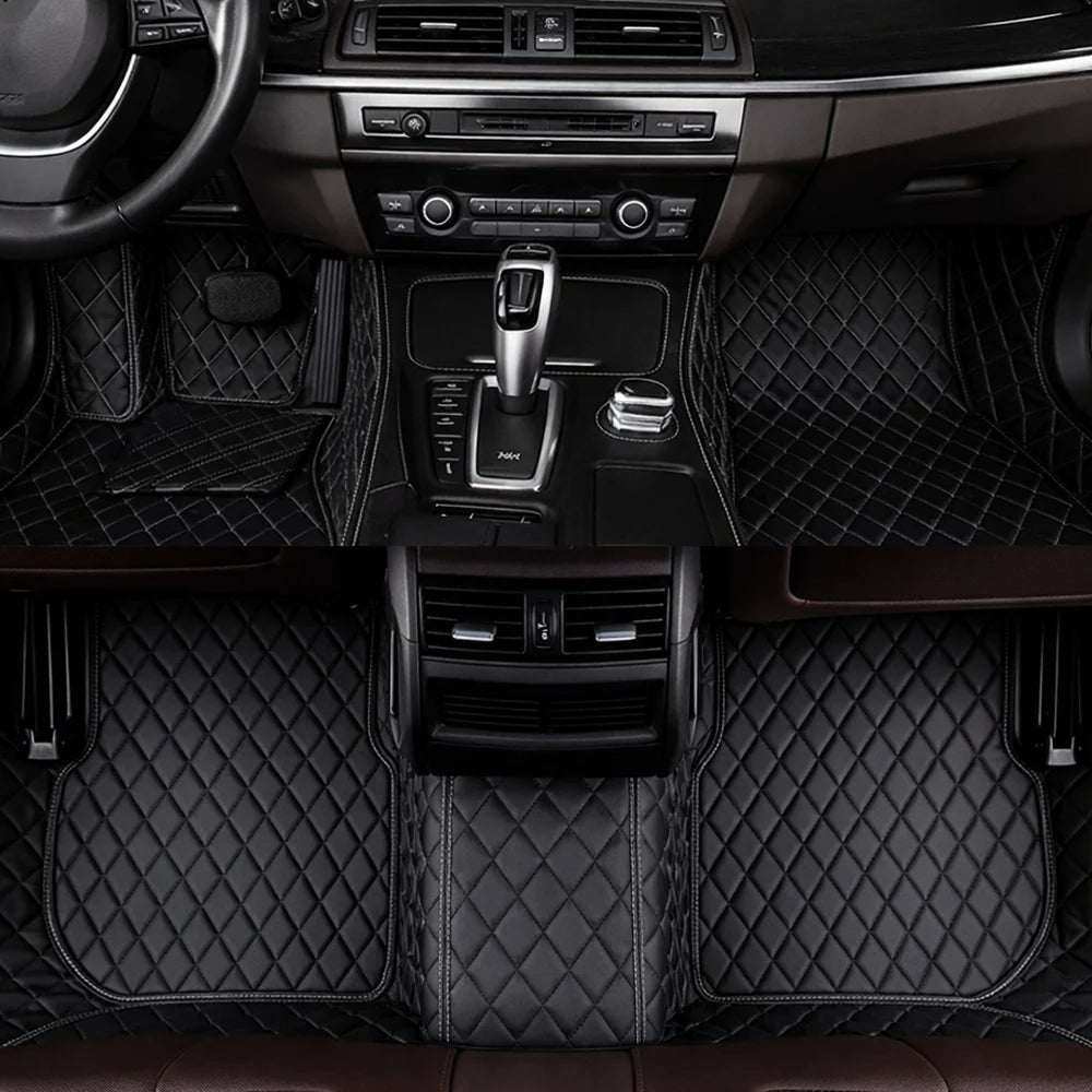 Custom Leather Floor Mats