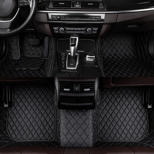 Custom Leather Floor Mats