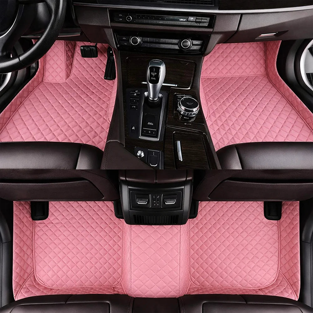 Custom Leather Floor Mats