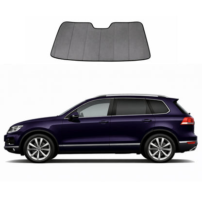 Volkswagen Touareg 2nd Generation Front Windscreen Sun Shade (7P; 2010-2018)