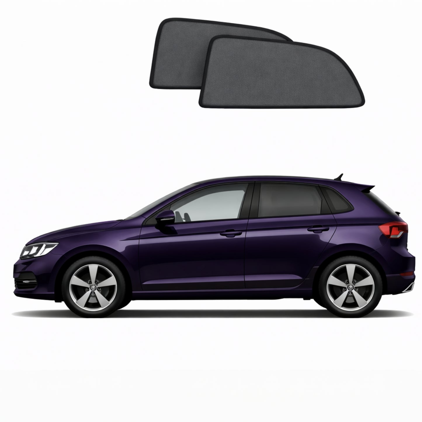 Volkswagen Polo 6th Generation Car Rear Window Shades (MK6/Typ AW; 2018-Present)