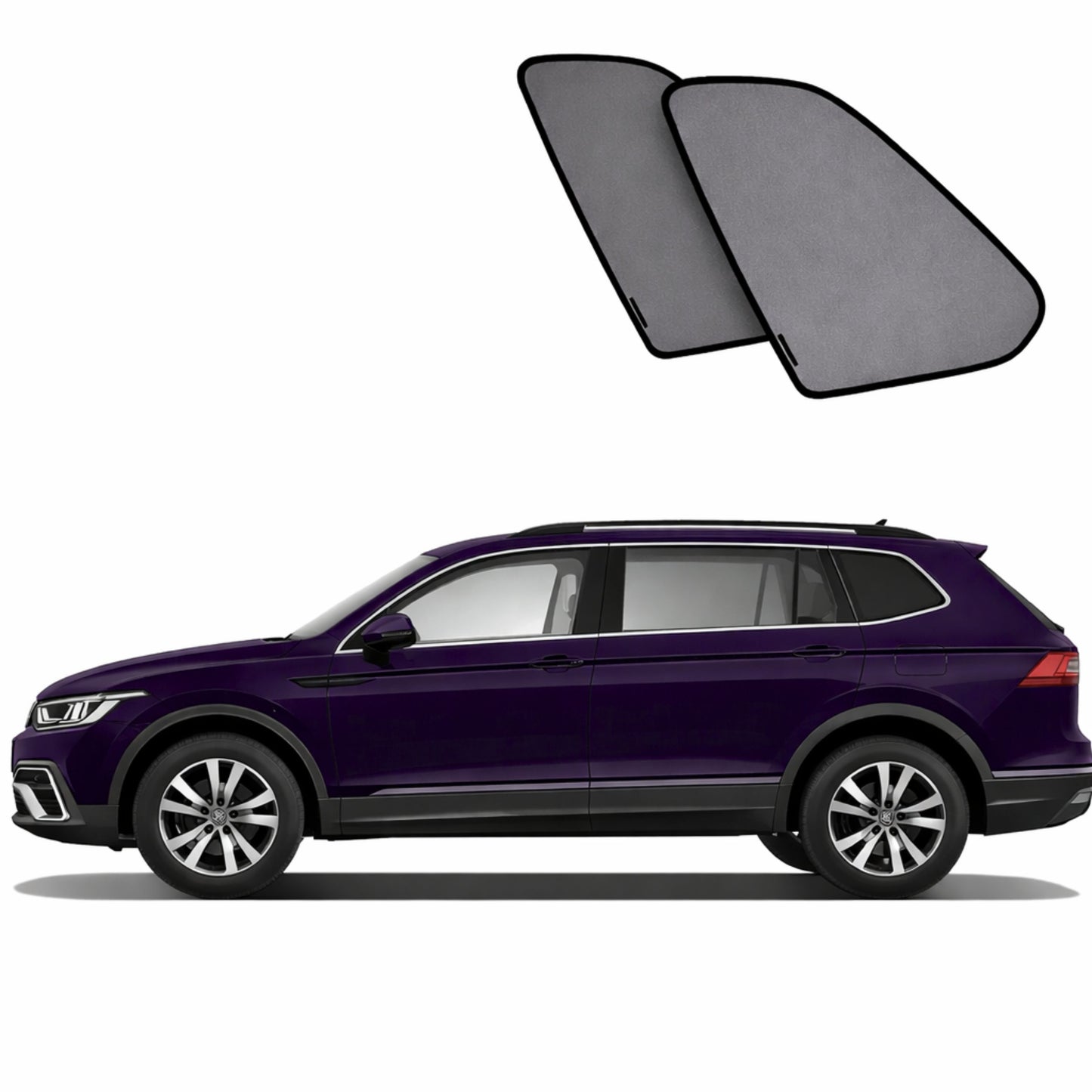 Volkswagen Tiguan 2nd Generation Port Window Shades (AD/BW; 2016-2024)