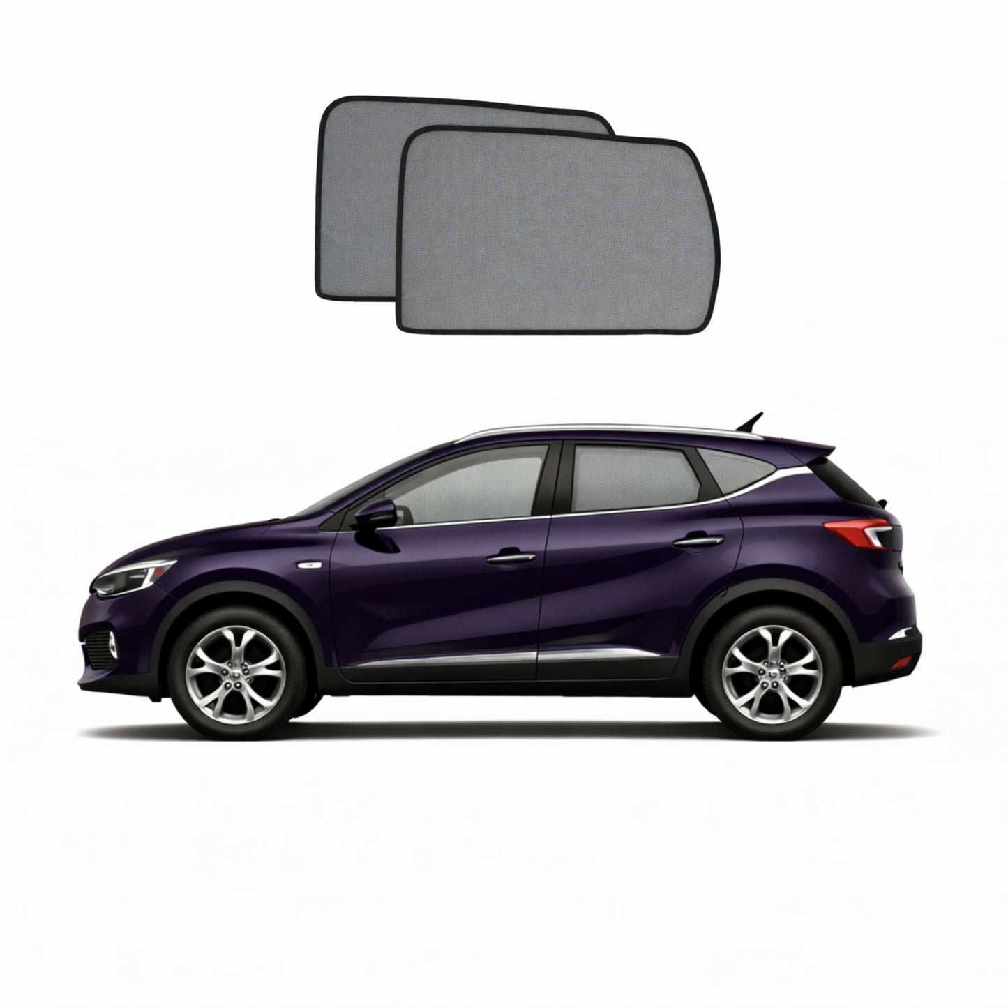 Renault Captur 2nd Generation (JB/JE; 2019-Present) | Mitsubishi ASX 2nd Generation Car Rear Window Shades (European Market) (2023-Present)