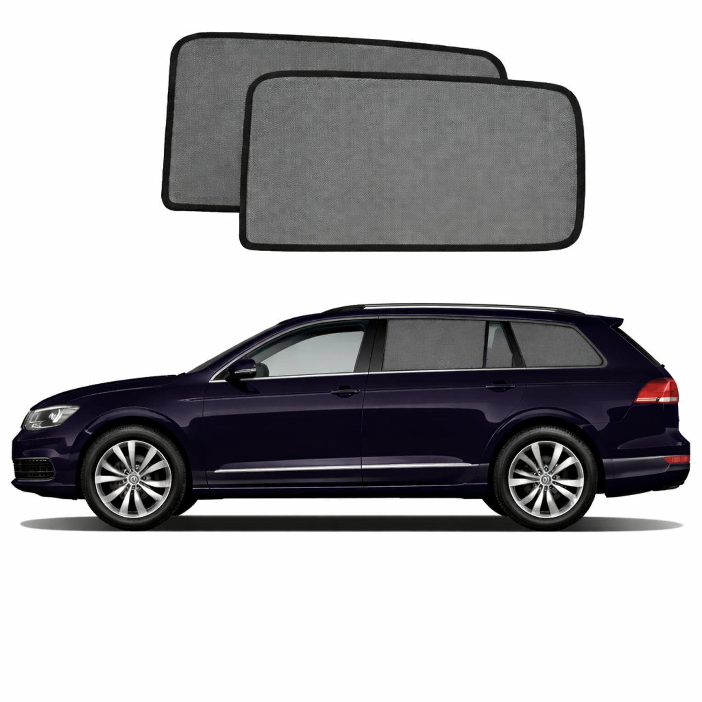 Volkswagen Tiguan 2nd Generation Car Rear Window Shades (AD/BW; 2016-2024)
