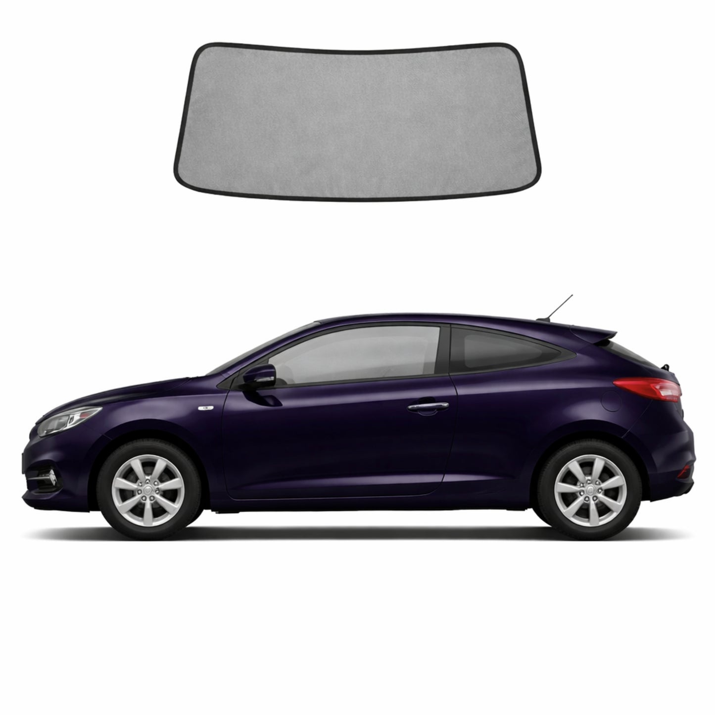 Renault Megane Coupe 3rd Generation Front Windscreen Sun Shade (X95; 2008-2016)