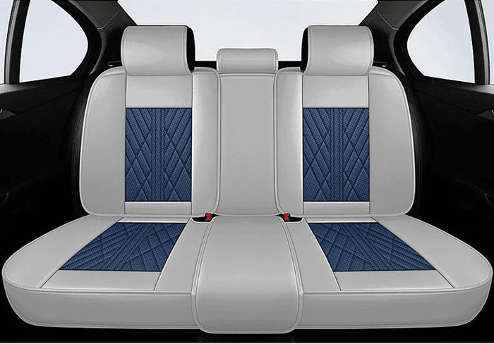 Blue & Gray Car Seat Covers