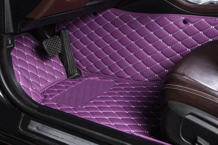 Custom Purple Car Floor Mats