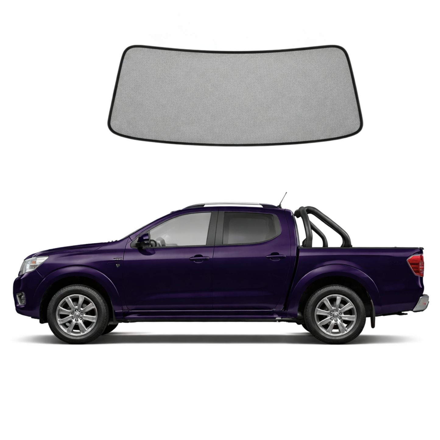 Nissan Navara/NP300 3rd Generation | Mercedes-Benz X-Class | Renault Alaskan Front Windscreen Sun Shade (D23; 2014-Present)