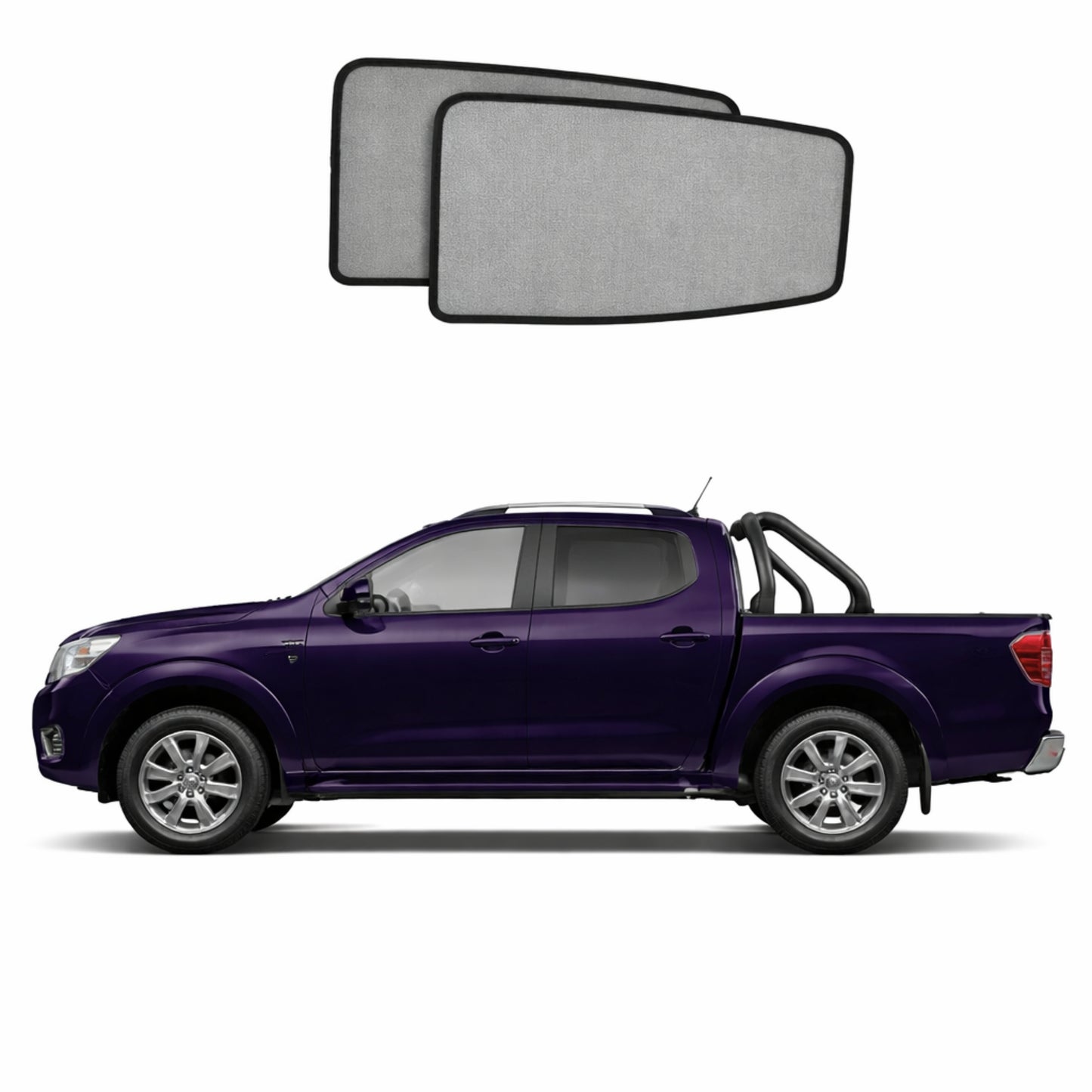 Nissan Navara/NP300 3rd Generation | Mercedes-Benz X-Class | Renault Alaskan Car Window Shades (D23; 2014-Present)