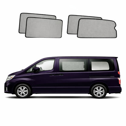 Nissan Elgrand 2nd Generation Car Window Shades (E51; 2002-2010)