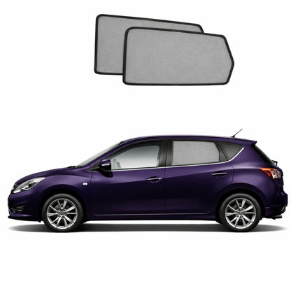 Nissan Pulsar/Tiida Hatchback 2nd Generation Car Window Shades (C12; 2011-2018)