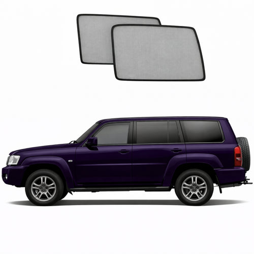 Nissan Patrol 5th Generation Port Window Shades (Different Size Rear Air Vent) (Y61; 1997-2016)