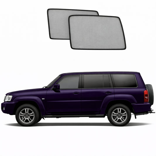 Nissan Patrol 5th Generation Port Window Shades (Different Size Rear Air Vent) (Y61; 1997-2016)