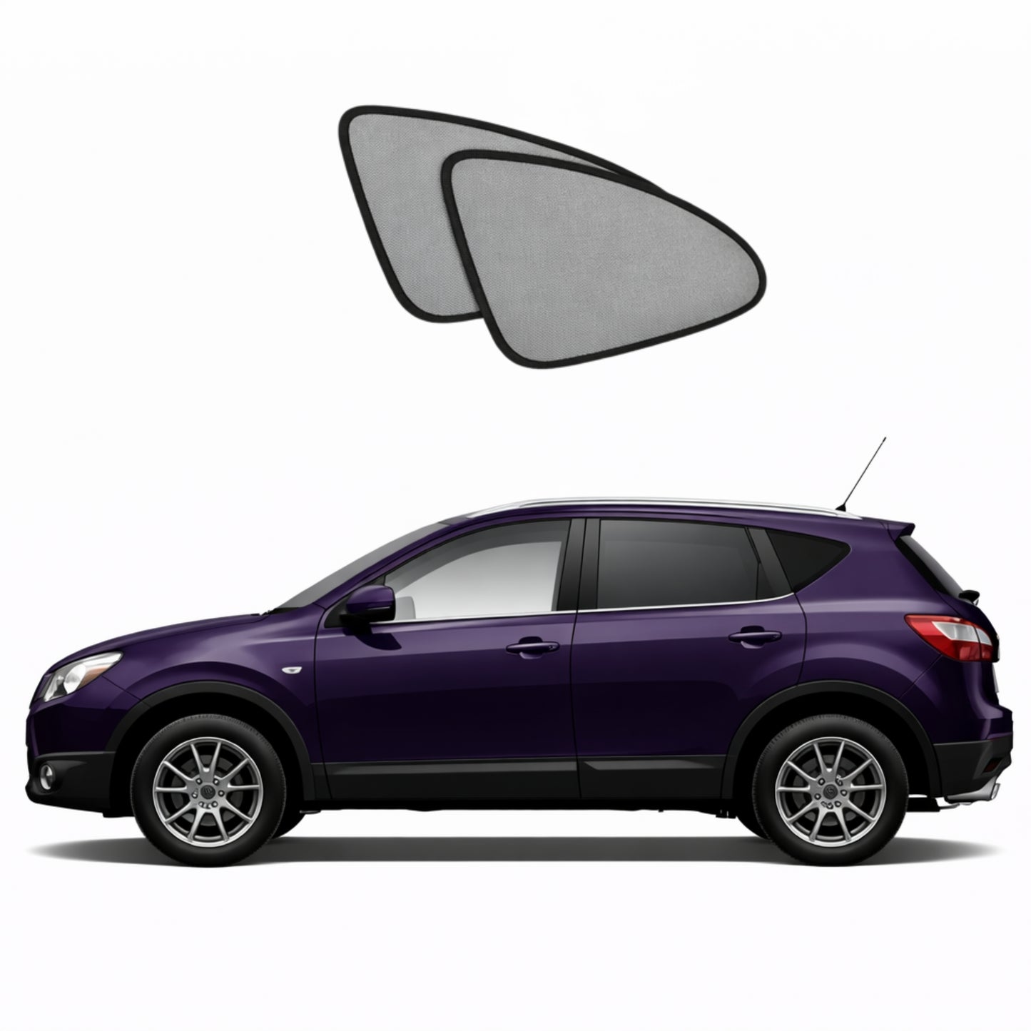 Nissan Dualis/Qashqai Port Window Shades (J10; 2006-2013)
