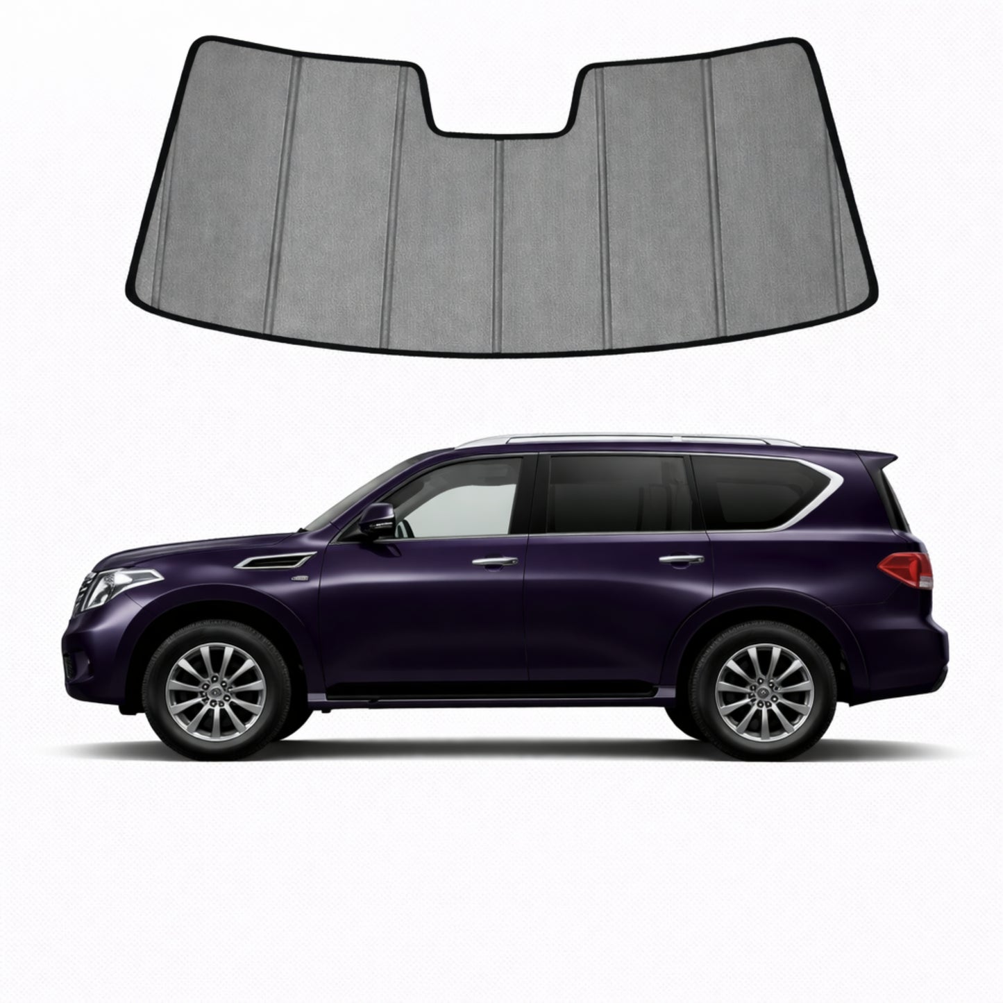 Nissan Patrol/Armada 6th Generation (Y62; 2010-Present) | Infiniti QX56/QX80 2nd Generation Front Windscreen Sun Shade (2010-2024)