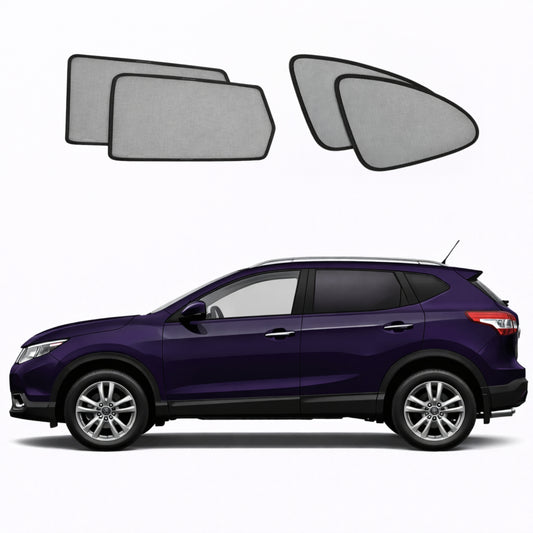 Nissan Qashqai/Rogue Sport 2nd Generation Car Window Shades (J11; 2013-2022)