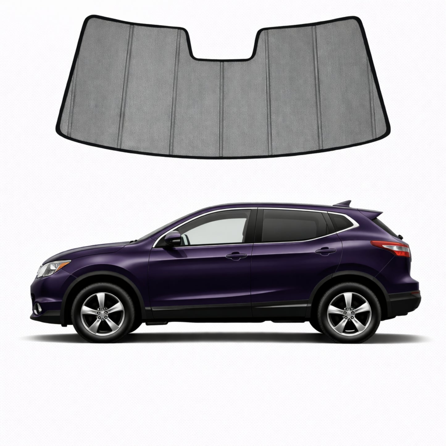 Nissan Qashqai/Rogue Sport 2nd Generation Front Windscreen Sun Shade (J11; 2013-2022)
