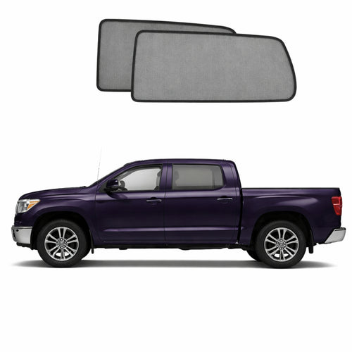 Toyota Tundra CrewMax 2nd Generation Car Window Shades (XK50; 2007-2021)