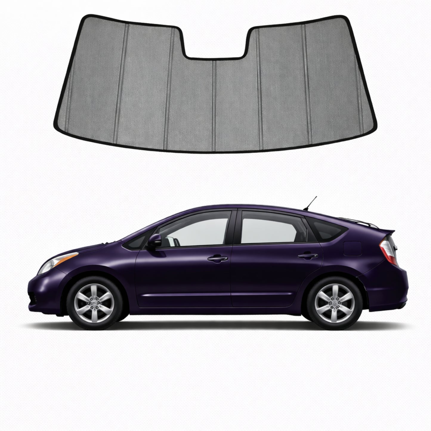 Toyota Prius 2nd Generation Front Windscreen Sun Shade (XW20; 2003-2009)