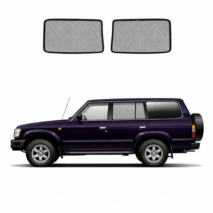 Toyota LandCruiser 80 Series Car Rear Window Shades (J80; 1990-1997)