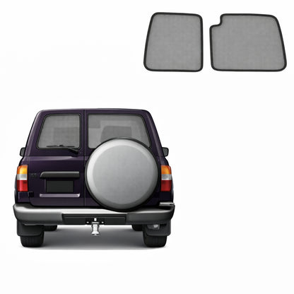 Toyota LandCruiser 80 Series Rear Windscreen Shade (Barn Doors) (J80; 1990-1997)