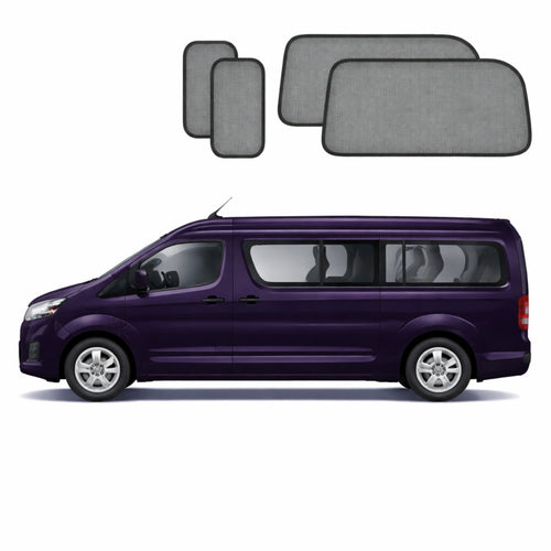 Toyota HiAce Commuter 6th Generation Car Window Shades (SLWB) (H300; 2019-Present)