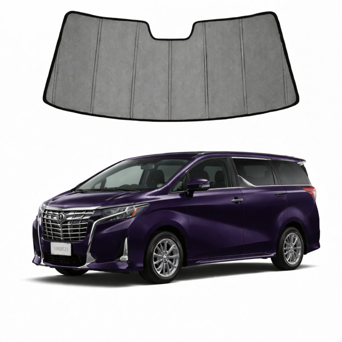 Toyota Alphard/Vellfire 3rd Generation Front Windscreen Sun Shade (AH30; 2015-2023)