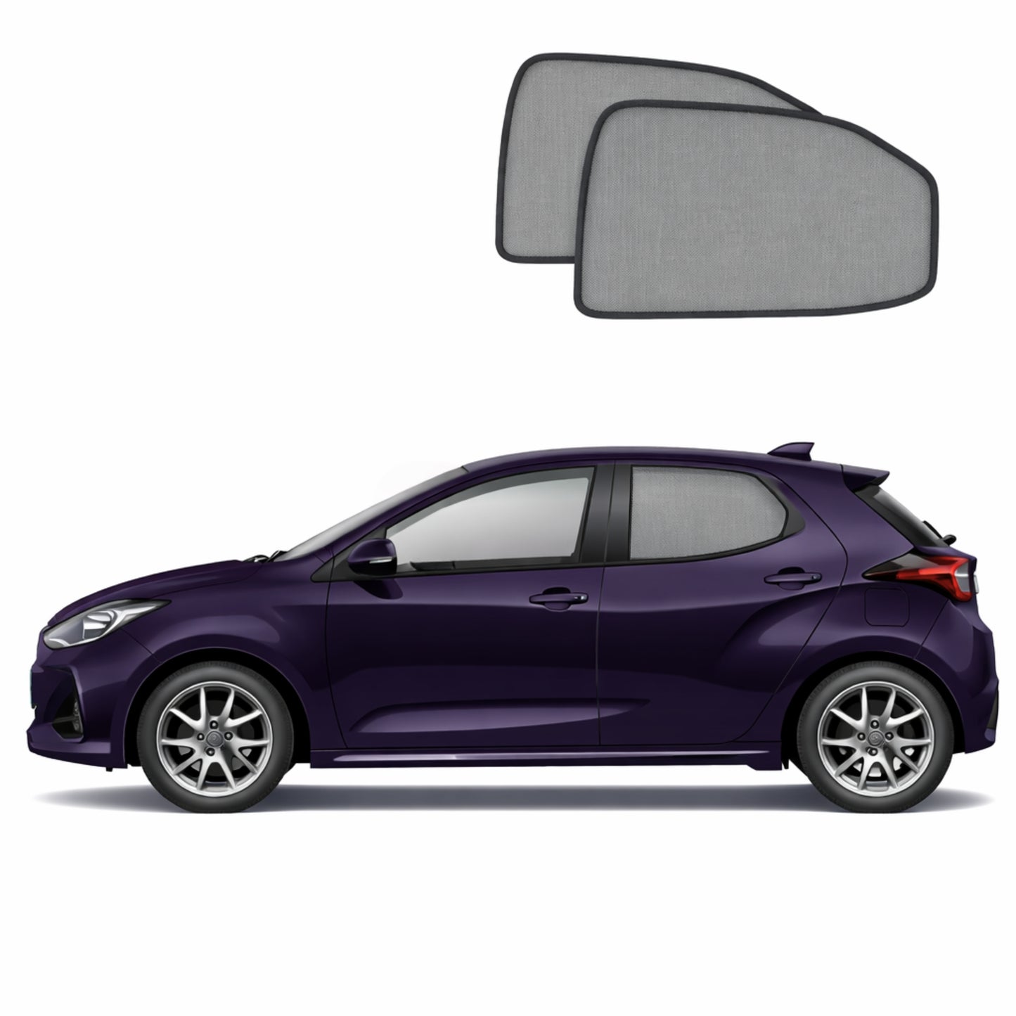 Toyota Yaris Hatchback 4th Generation Car Rear Window Shades (XP210; 2020-Present)