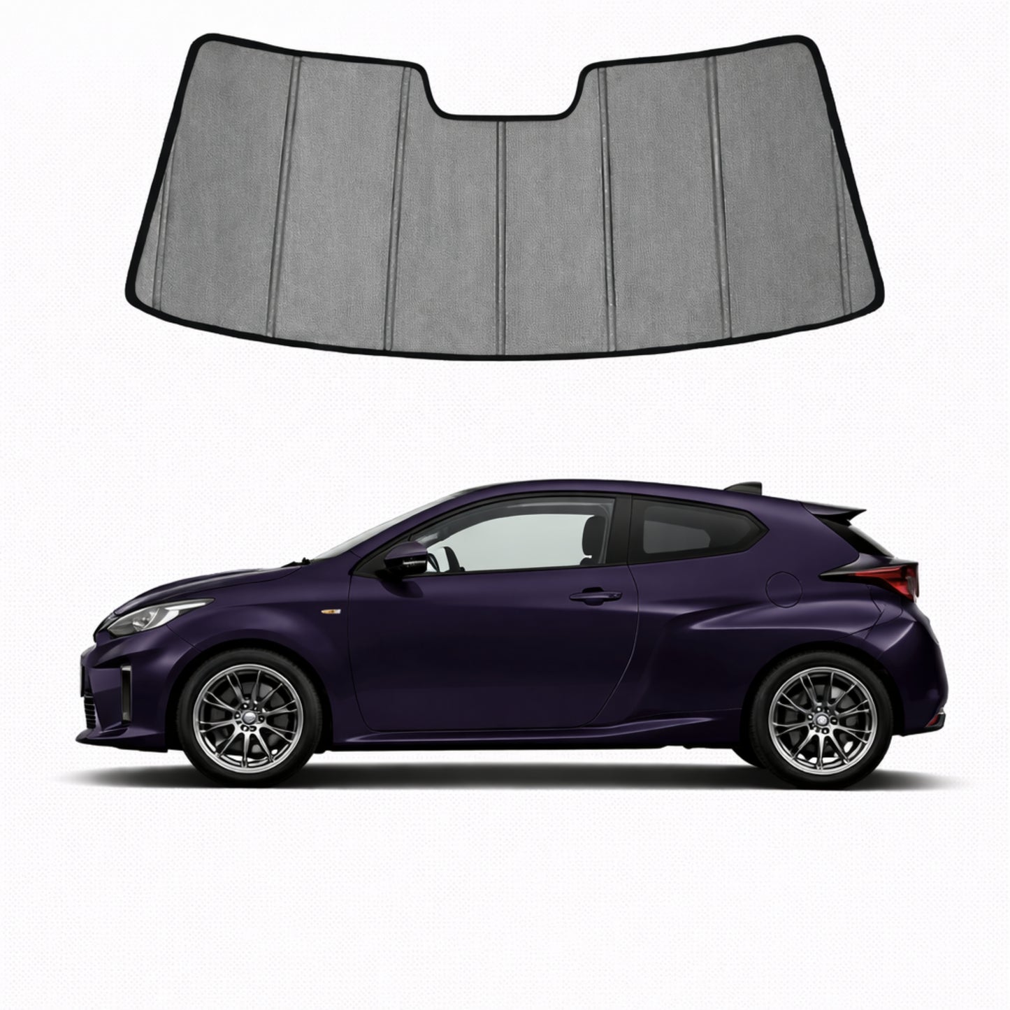 Toyota Yaris/GR Yaris Hatchback 4th Generation Front Windscreen Sun Shade (XP210; 2020-Present)
