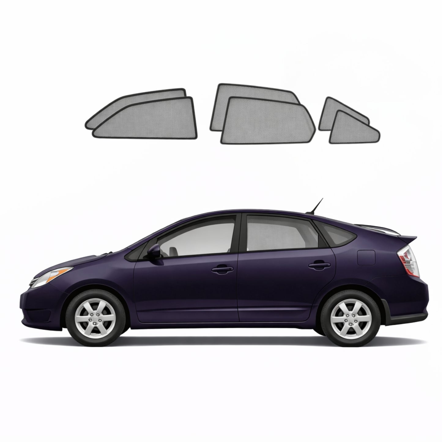 Toyota Prius 2nd Generation Car Window Shades (XW20; 2003-2009)