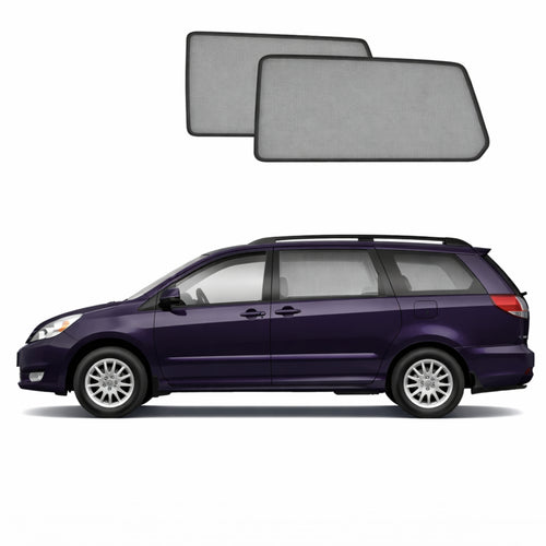 Toyota Sienna 2nd Generation Car Rear Window Shades (XL20; 2003-2010)