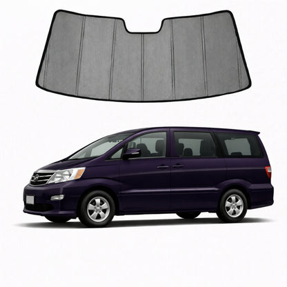 Toyota Alphard 1st Generation Front Windscreen Sun Shade (AH10; 2002-2008)