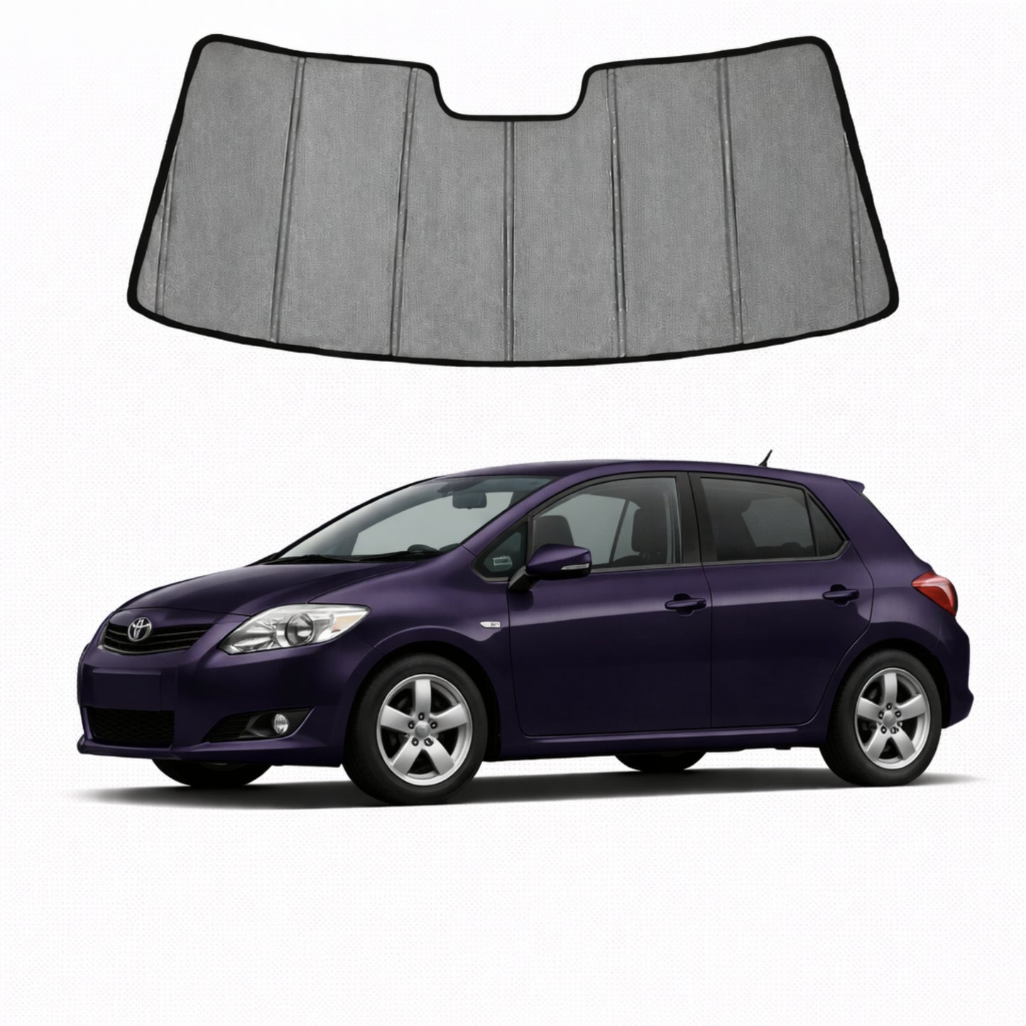 Toyota Corolla/Auris/Blade Hatchback 10th Generation Front Windscreen Sun Shade (E150; 2006-2012)