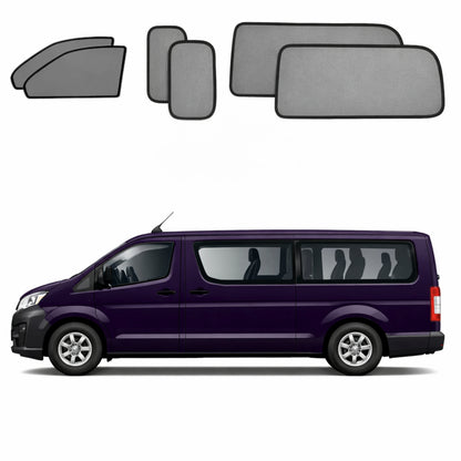 Toyota HiAce 6th Generation Car Window Shades (H300; 2019-Present)