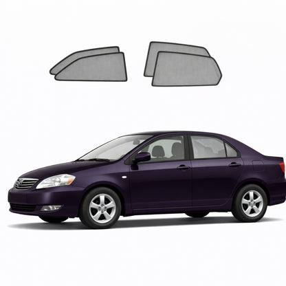 Toyota Corolla Sedan 9th Generation Car Window Shades (E120/E130; 2000-2007)