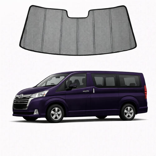 Toyota HiAce/Granvia 6th Generation Front Windscreen Sun Shade (H300; 2019-Present)