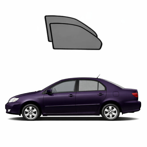 Toyota Corolla Sedan 9th Generation Car Rear Window Shades (E120/E130; 2000-2007)
