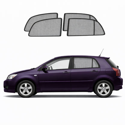 Toyota Corolla Hatchback 9th Generation Car Window Shades (E120/E130; 2000-2007)