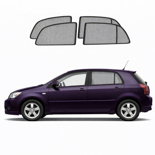 Toyota Corolla Hatchback 9th Generation Car Window Shades (E120/E130; 2000-2007)