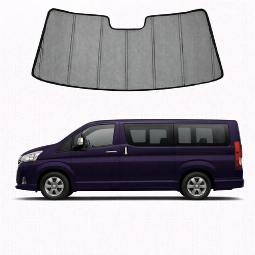 Toyota HiAce/Granvia 6th Generation Front Windscreen Sun Shade (H300; 2019-Present)