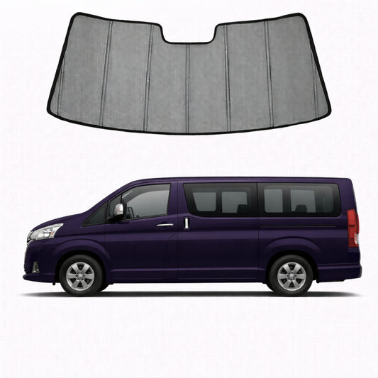 Toyota HiAce/Granvia 6th Generation Front Windscreen Sun Shade (H300; 2019-Present)