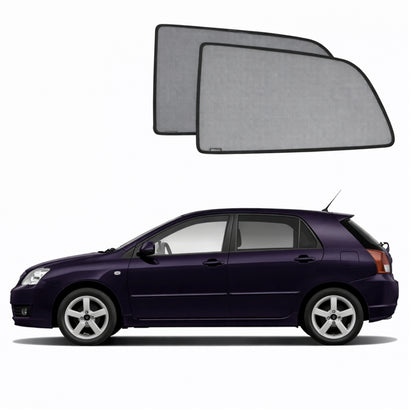 Toyota Corolla Hatchback 9th Generation Car Rear Window Shades (E120/E130; 2000-2007)