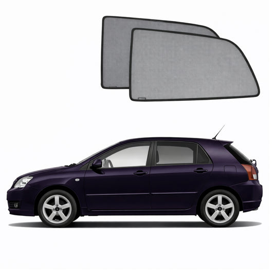 Toyota Corolla Hatchback 9th Generation Car Rear Window Shades (E120/E130; 2000-2007)
