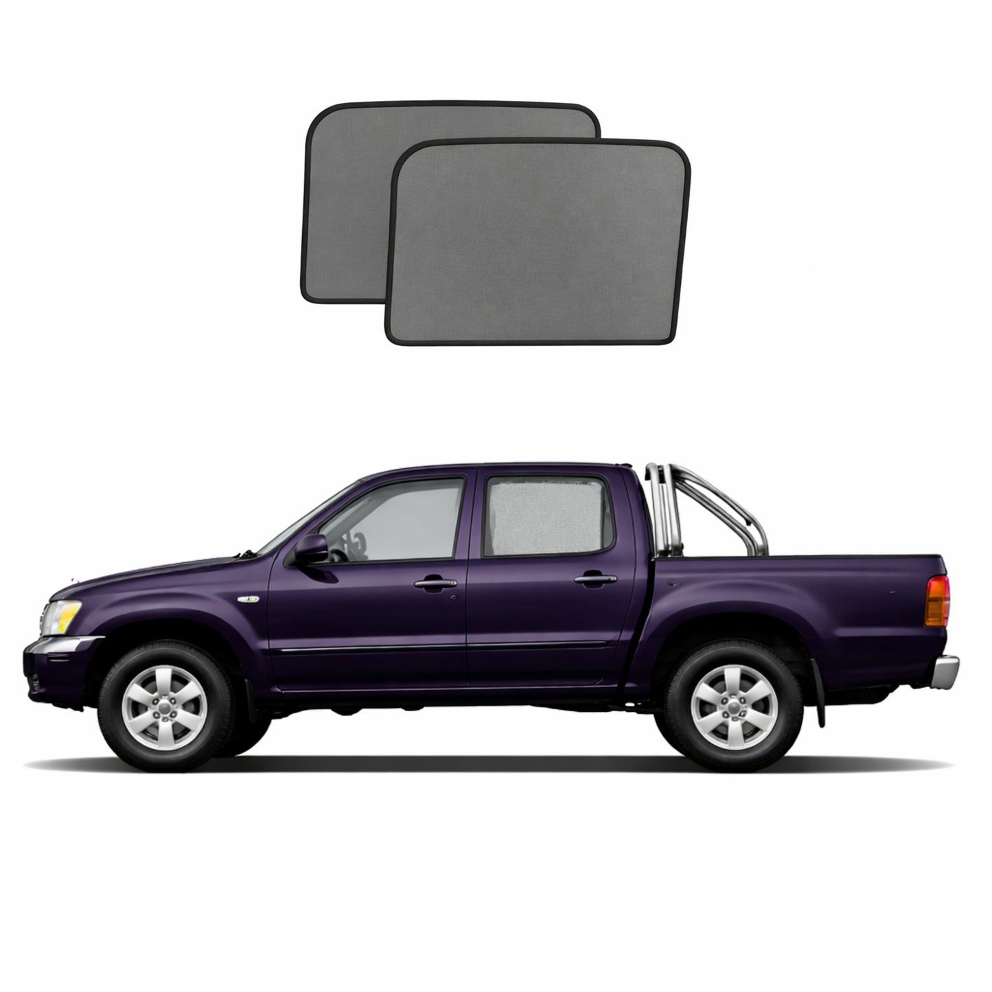 Toyota Hilux Dual Cab Ute 6th Generation Car Rear Window Shades (N140/N150/N160/N170; 1997-2005)*
