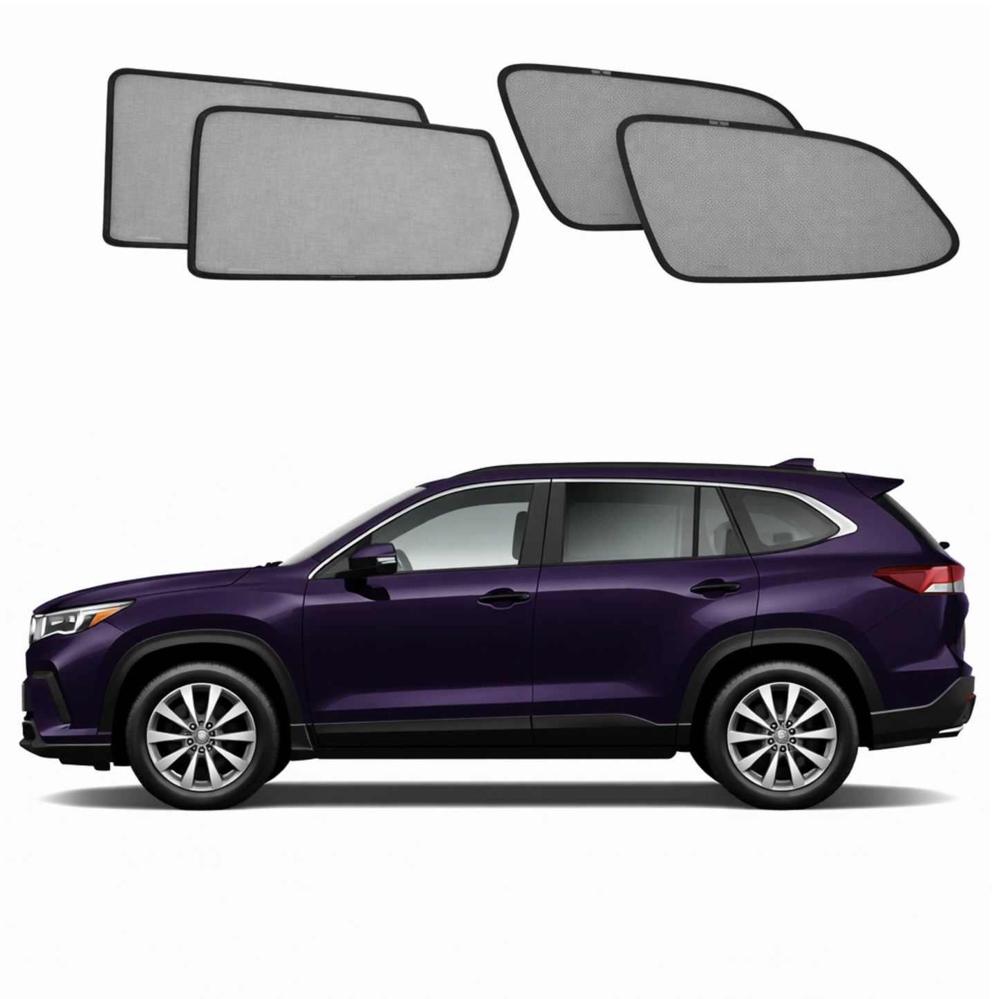 Toyota Grand Highlander 1st Generation Car Window Shades (AS10; 2024-Present)