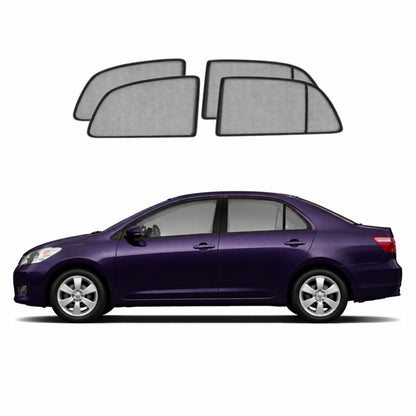 Toyota Yaris/Belta/Vios Sedan Car Window Shades (XP90; 2005-2012)